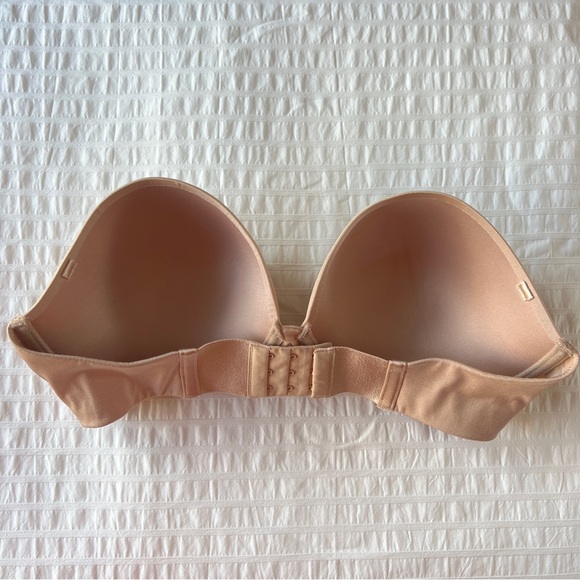 NWOT Felina Piege Bonded Strapless Bra in Nude, 36D - Picture 3 of 8